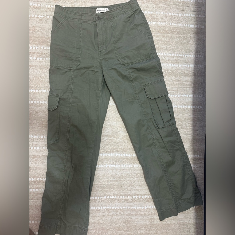 Abercrombie & Fitch Green Cargo Pants